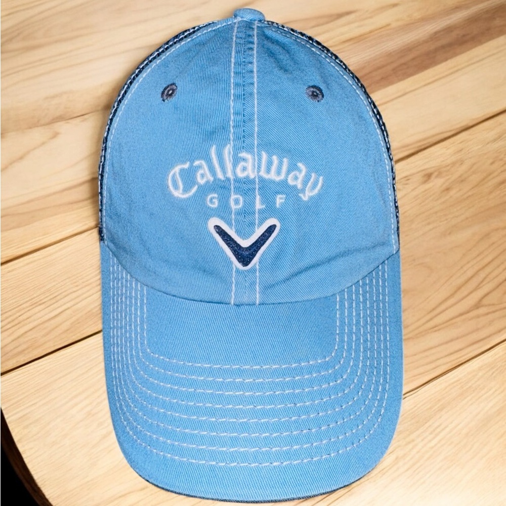 Callaway Golf Mesh Adjustable Trucker Hat EUC